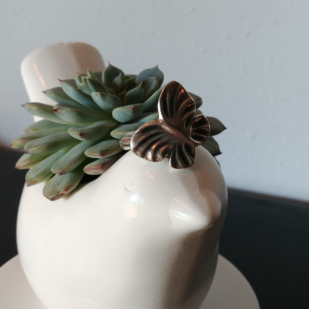 Retired James Avery Butterfly Ring